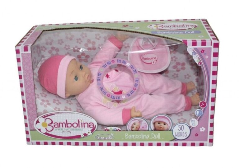 Bambolina Μιλάει Ελληνικά-50 Λέξεις 40cm (BD310)