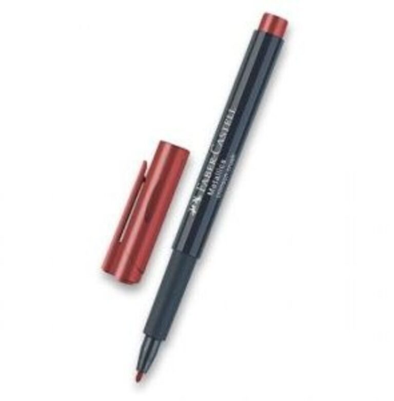 Faber Castel Μαρκαδόρος Metallics Κόκκινο (12310352)