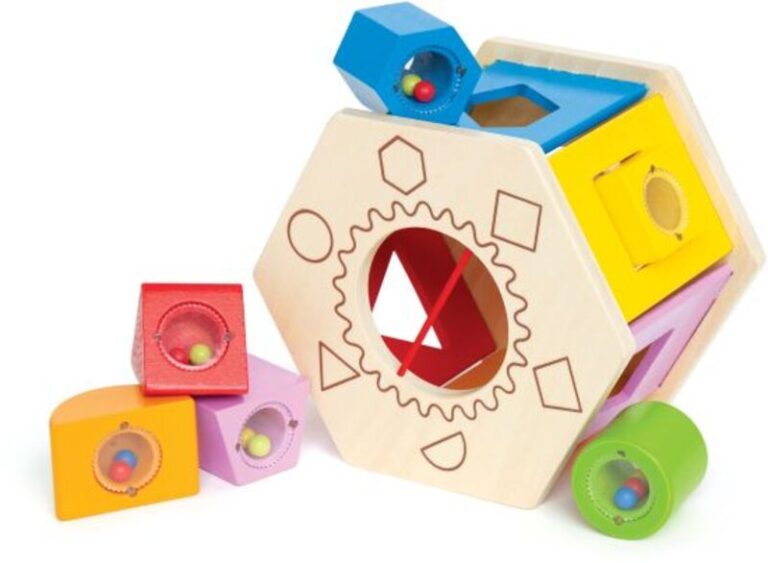 Hape Early Explorer Ξύλινο Shake & Match Shape Sorter (E0407)