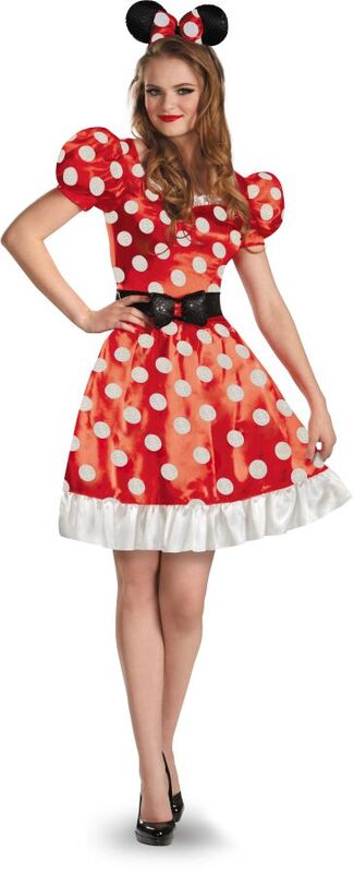 Jakks Pacific Disguise Red Minnie Classic Στολή Small Ενηλίκων (129419N/S-AD.)