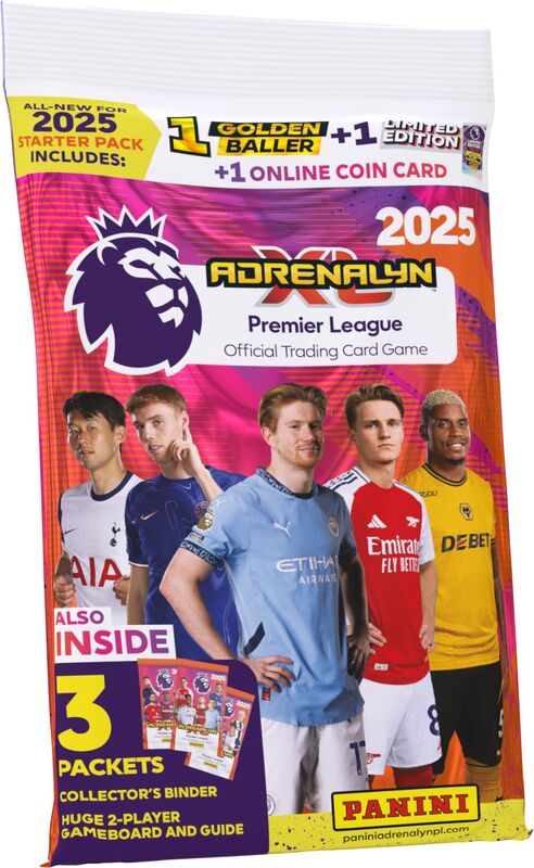 Panini Premier Leaugue 25 Adrenalyn Κάρτες Mega Starter Pack (PA.AL.PL.225)