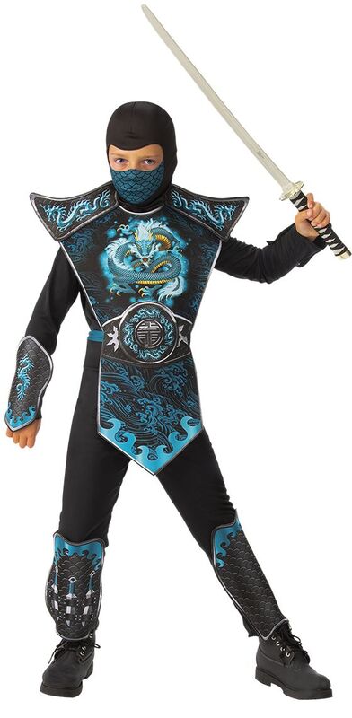 Rubie's Blue Dragon Ninja Στολή Large No 7-8 (702080/L)