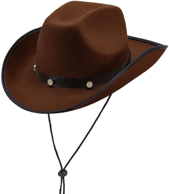 WM Καπέλο Cowboy Τσόχινο Καφέ (25495)