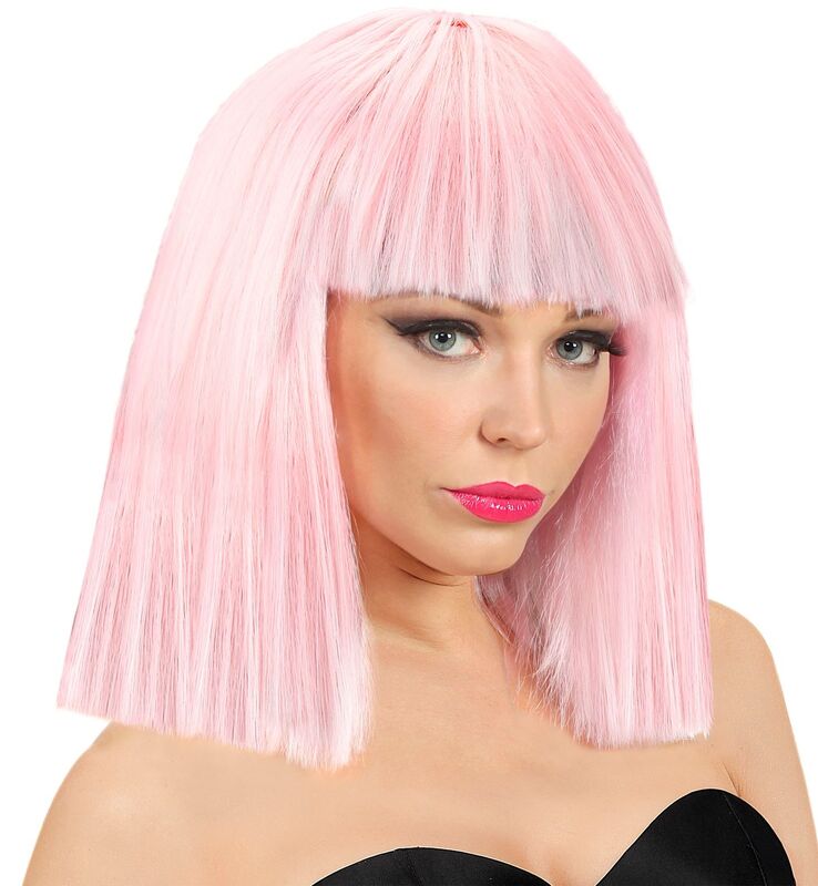 WM Περούκα Ροζ Showgirl (10266)