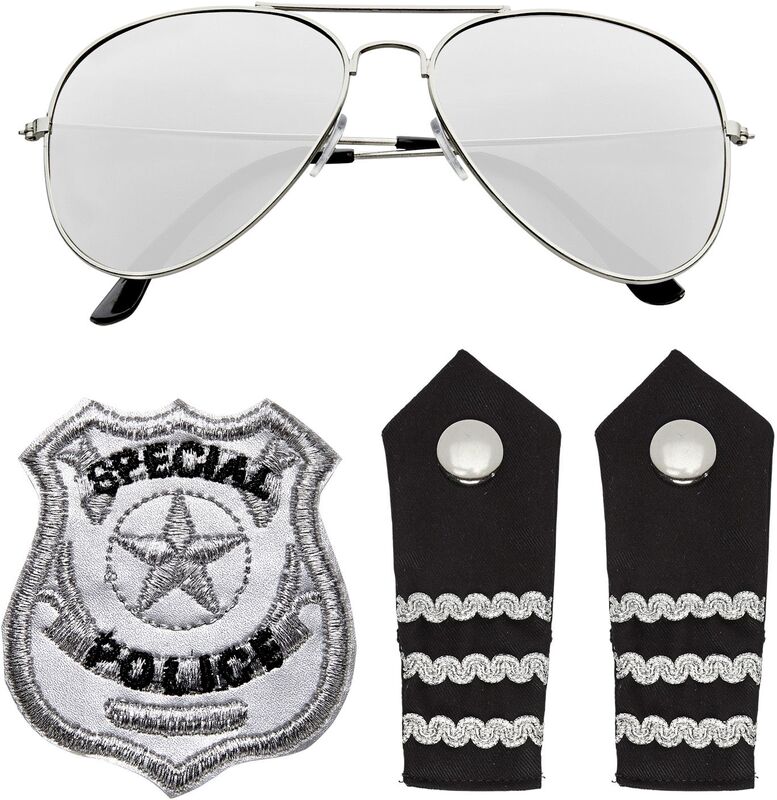 WM Σετ Police-Γυαλιά Επωμίδες Σήμα (00084)