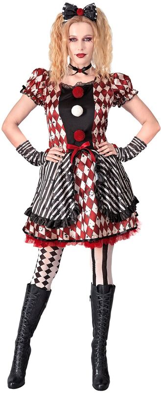 WM Στολή Ενηλίκων Harlequin Doll Medium (42702)