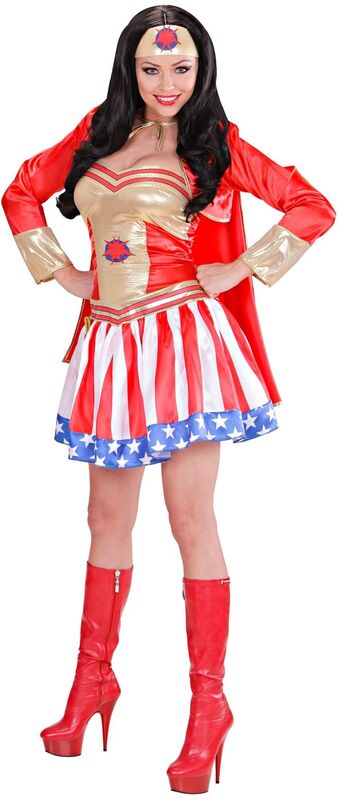 WM Στολή Ενηλίκων Super Hero Girl Medium (01762)