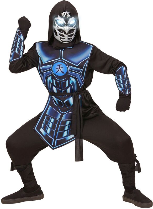 WM Στολή Παιδική Cyber Ninja No 8-10 (07917)