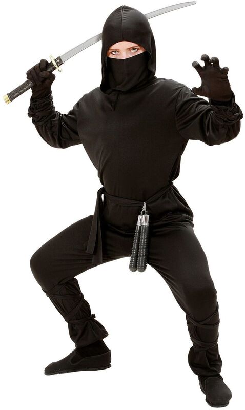 WM Στολή Παιδική Ninja No 5-7 (02646)