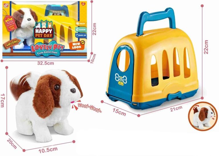 BW Lovely Pets Walking Dog With Sound Και Βαλιτσάκι (902-3)