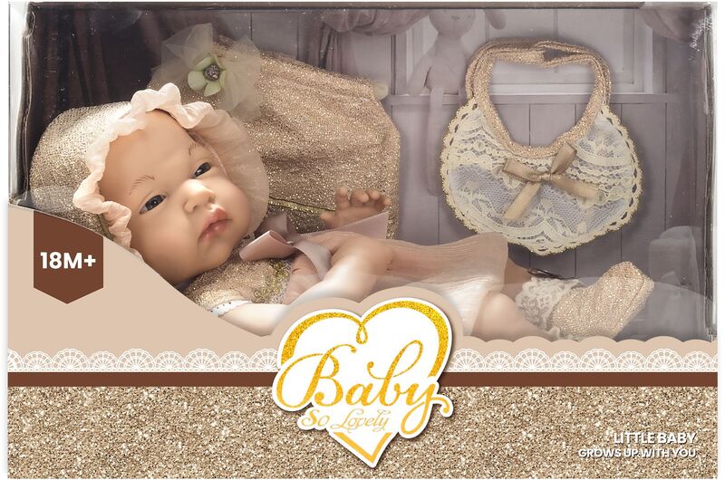 BW Μωρό New Born Baby Doll 12''(228-2)