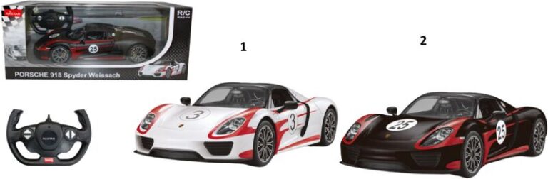 BW Τηλεκατευθυνόμενο Porsche 918 Spyder Prototype 1:14-2 Σχέδια (70710)