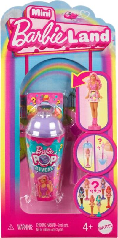 Barbie Mini Barbieland-Pop Reveal-6 Σχέδια-1Τμχ (HYM26)