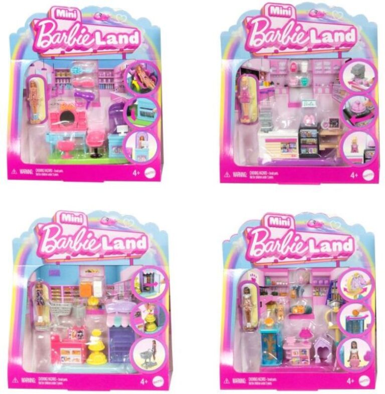 Barbie Mini Barbieland-Επαγγέλματα-4 Σχέδια (JCR29)