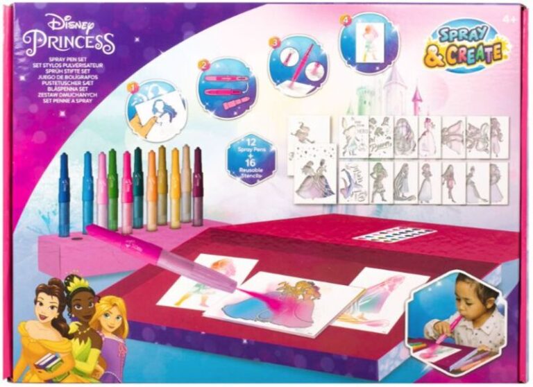 Canenco Disney Princess Αερογράφος Set Desktop Box (DP22368)