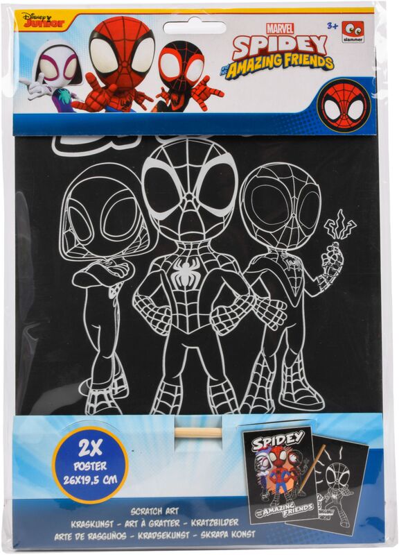 Canenco Spidey Scratch Art Αφίσα 26x19