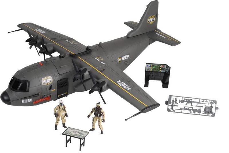 Chap Mei Soldier Force-Αεροπλάνο Cargo Hercules Playset (545069)