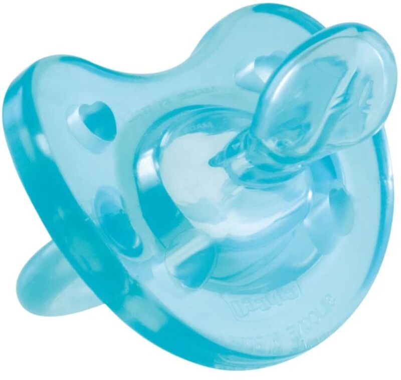 Chicco Πιπίλα Όλο Σιλικόνη Physio Soft/Σιέλ 0-6 Μηνών (C60-73091-94)