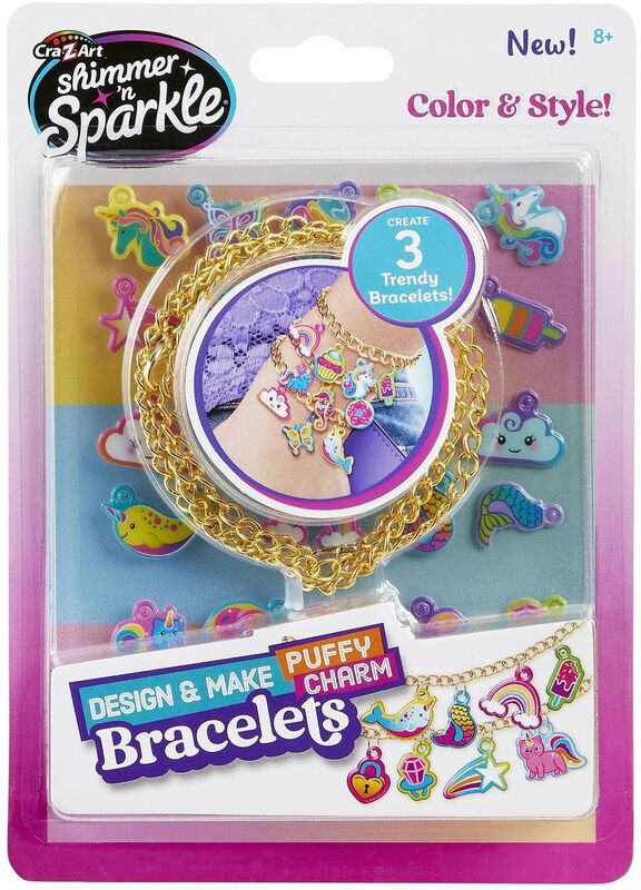 Cra-Z-Art Shimmer'N Sparkle Design & Make Puffy Charm Bracelet (69568)