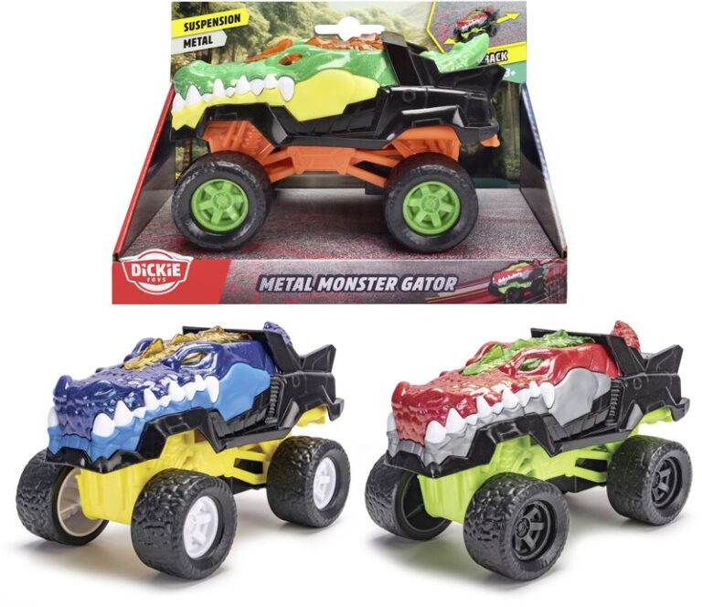 Dickie F/W Όχημα Monster Gator Metal 15cm -3 Σχέδια-1Τμχ (203752020)