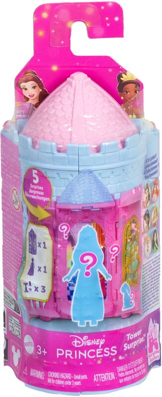 Disney Princess Mini Κούκλες-Παραμυθένιος Πύργος Έκπληξη-6 Σχέδια (JBL46)