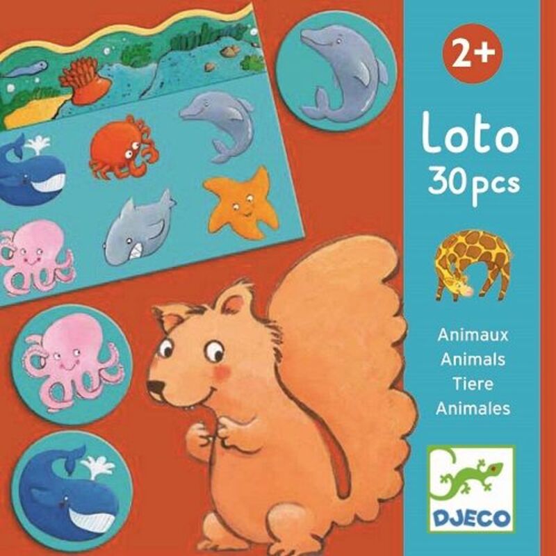 Djeco Επιτραπέζιο Loto Ζωάκια (176-08120)