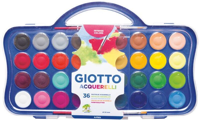 Giotto Νερομπογιά 36 Χρώματα (0353600)