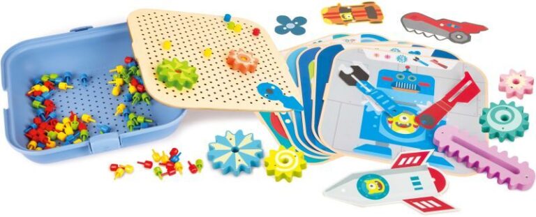 Hape Early Explorer Ξύλινο Σετ Cogworks Experimental (E1065A)