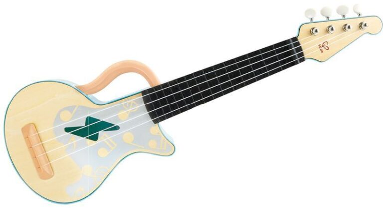 Hape Early Melodies Ξύλινη Κιθάρα Ukulele Rock N Roll (E0626A)