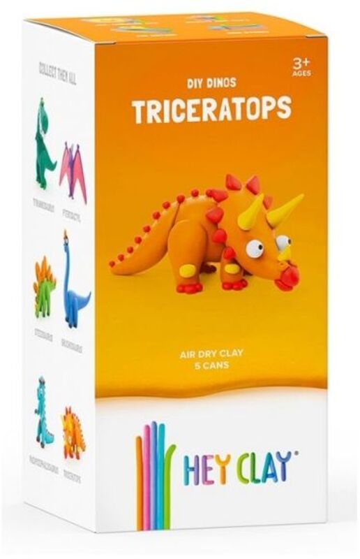 Hey Clay Claymates Triceraptors (440056)