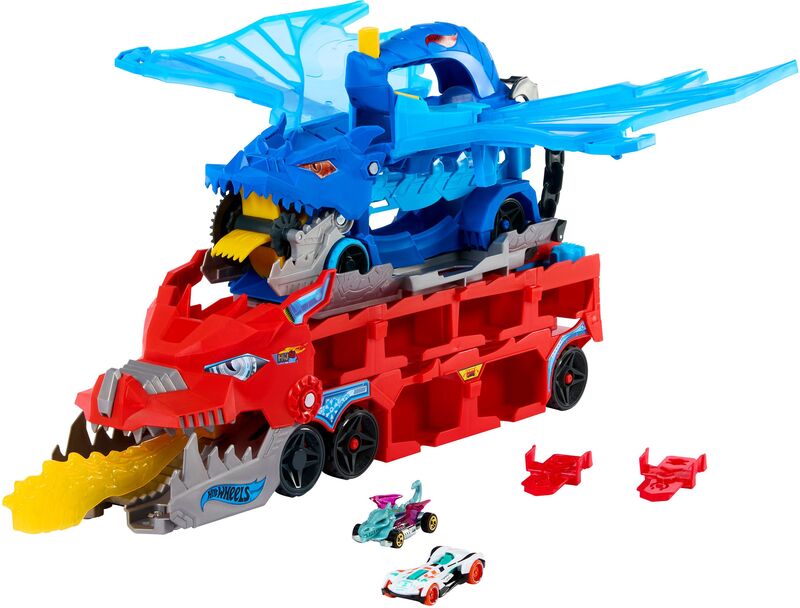 Hot Wheels Απόλυτη Νταλίκα Με Διπλό Δράκο (JBM72)