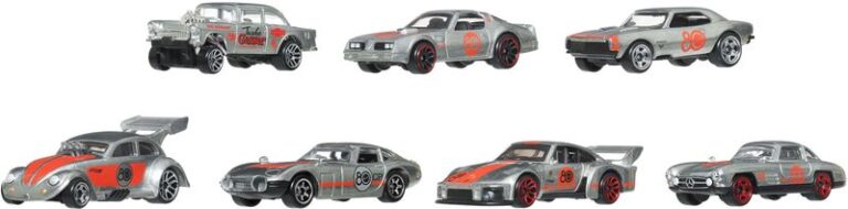 Hot Wheels Αυτοκινητάκια Σετ Των 7-80 Χρόνια (JHF01)