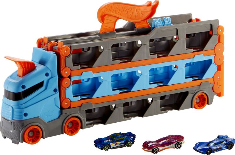 Hot Wheels Νταλίκα-Πίστα 2 Σε 1 (GVG37)