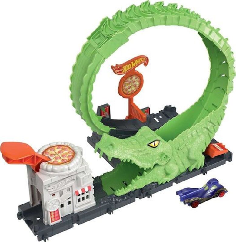 Hot Wheels Πίστες City Με Θηρία-4 Σχέδια (HDR29)