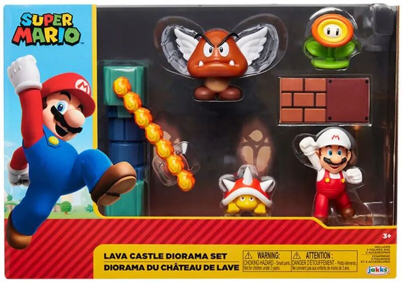 JP Nintendo Φιγούρα 2.5'' Super Mario Diorama Set-2 Σχέδια (409404)