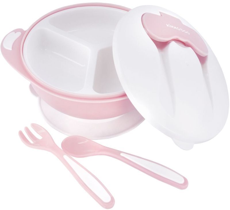 Kikkaboo Μπωλ 4 Ιn 1 Pink (31302040069)
