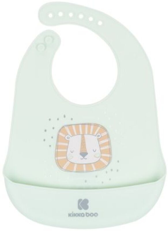 Kikkaboo Σαλιάρα Σιλικόνης Savanna Mint (31303030047)