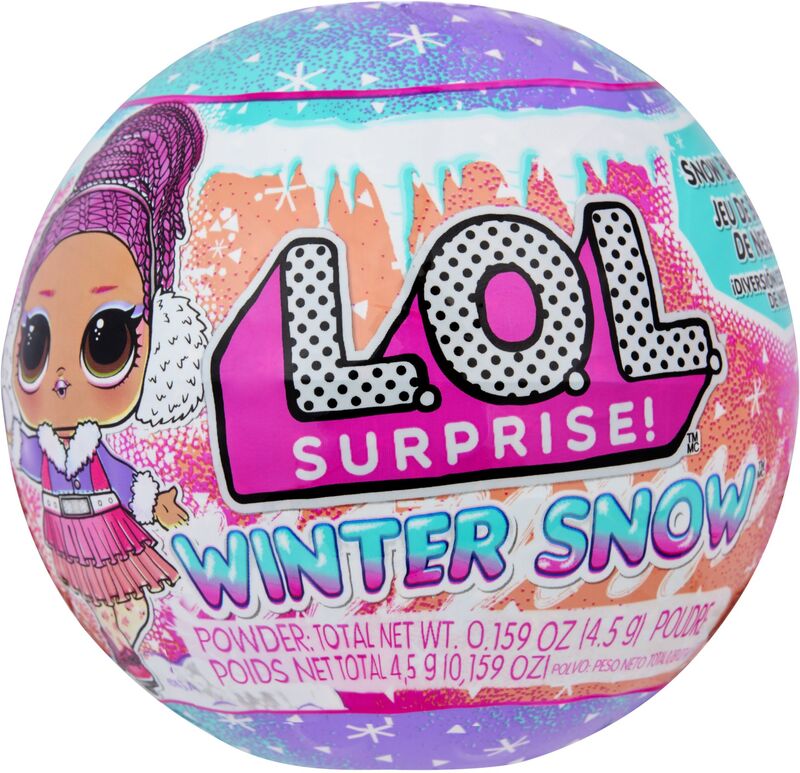 L.O.L Surprise Winter Snow Κούκλα-8 Σχέδια-1Τμχ (120643EUC)