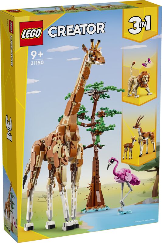 LEGO Creator 3in1 Wild Safari Animals (31150)