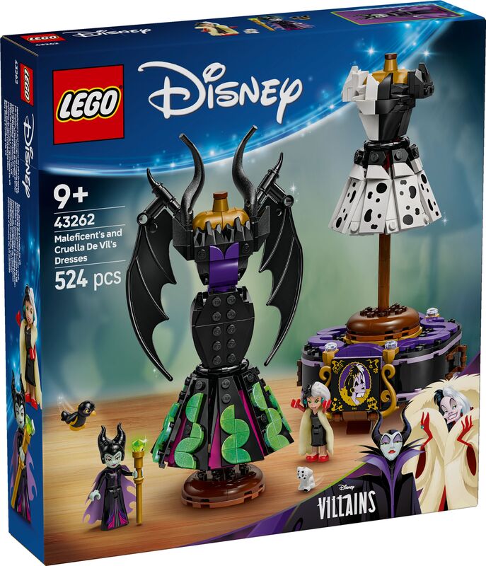 LEGO Disney Maleficent's & Cruella De Vil's Dresses (43262)