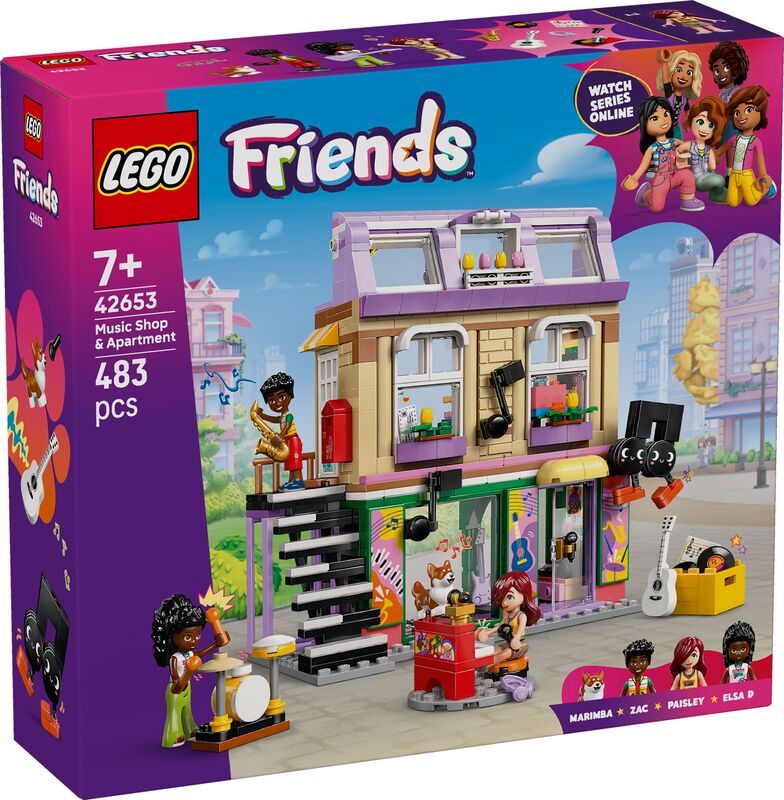 LEGO Friends Music Store & Apartment (42653)