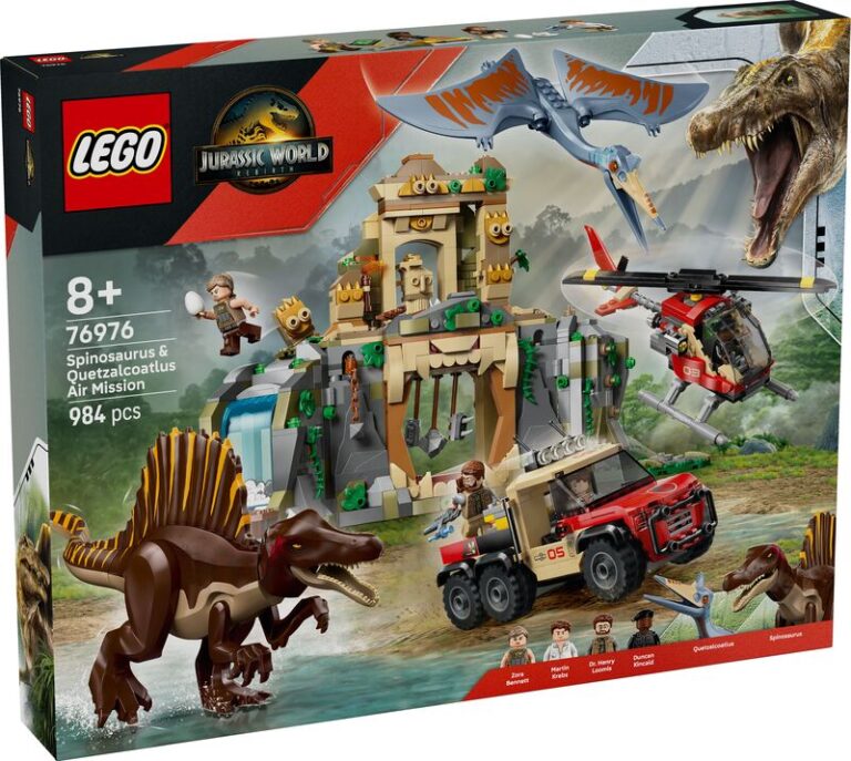LEGO Jurassic World Spinosaurus & Quetzalcoatlus Air Mission (76976)
