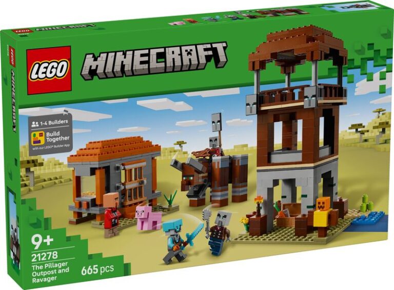 LEGO Minecraft The Pillager Outpost & Ravager (21278)