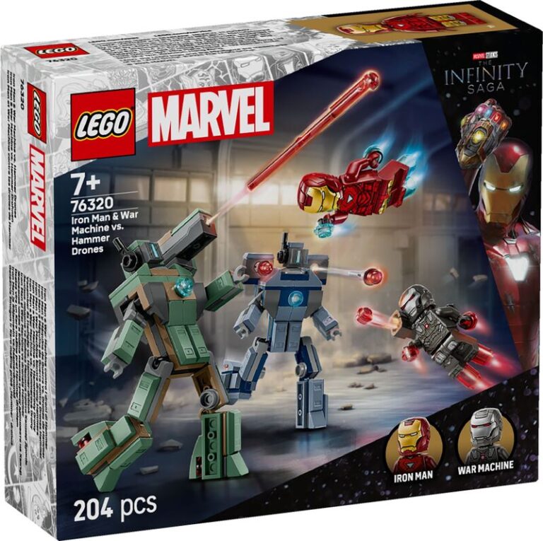 LEGO Super Heroes Iron Man & War Machine vs. Hammer Drones (76320)