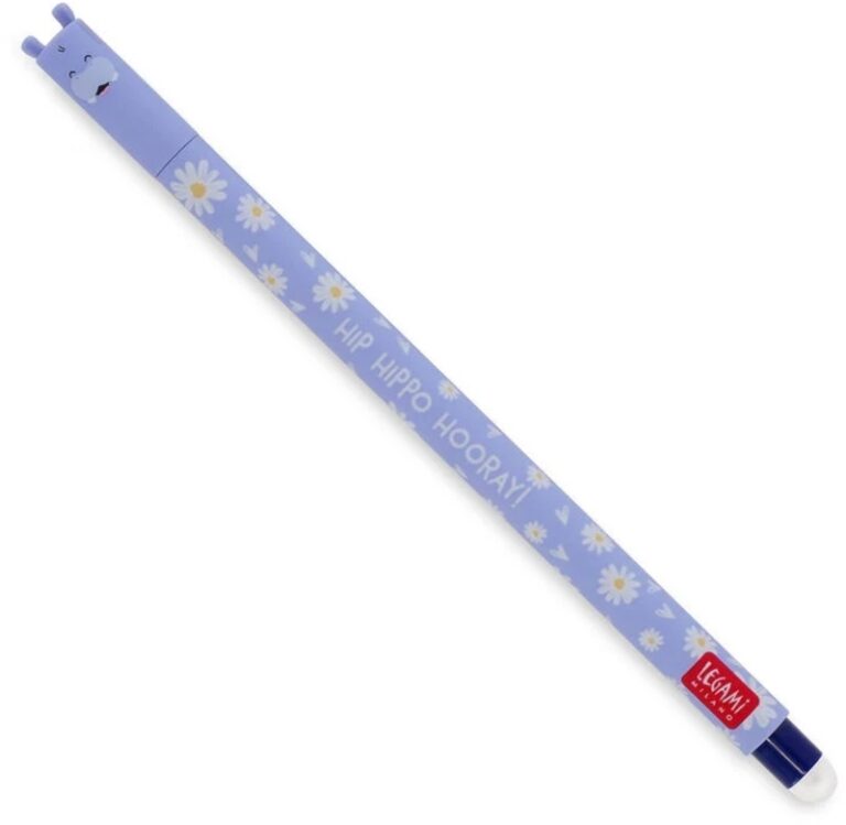 Legami Erasable Pen Hippo-Blue (EP0028)