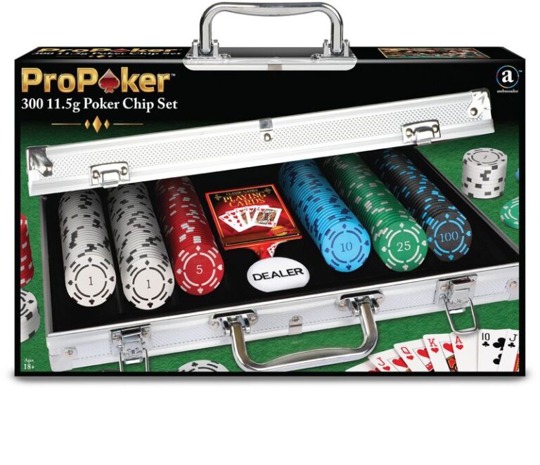 MAM Pro Poker Texas Hold'em Σετ Μάρκες 300Τμχ (PR03352SP4)