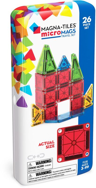 Magna-Tiles Micromags Travel Set 26Τμχ (244026)