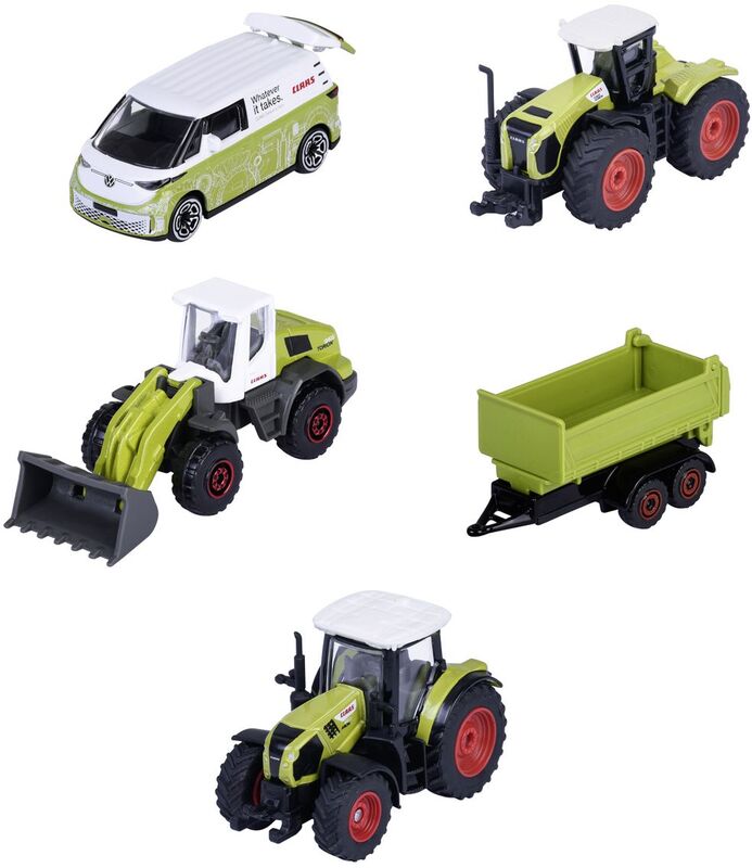 Majorette D/C Giftpack Οχήματα Claas Farm Σετ 5 Οχήματα 7.5cm (8503105002)