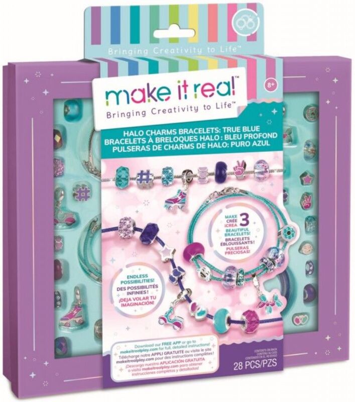 Make It Real Halo Charms Bracelets True Blue (1721)