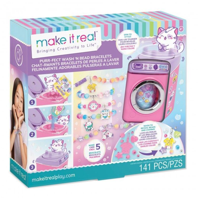 Make It Real Purrfect Wash N' Bead Bracelets (1466)